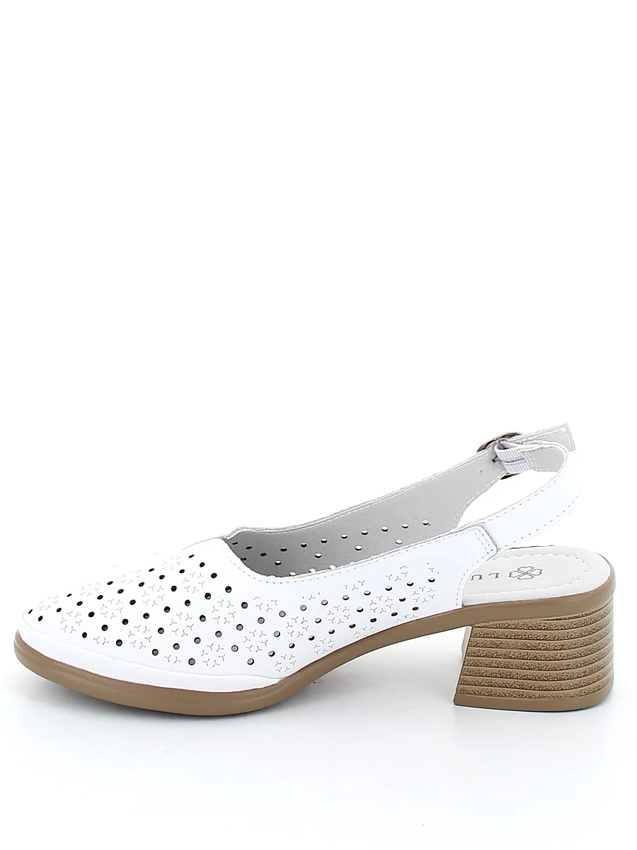 Туфли Lukme женские летние, цвет белый, артикул 31F4-17-012 - фото 5