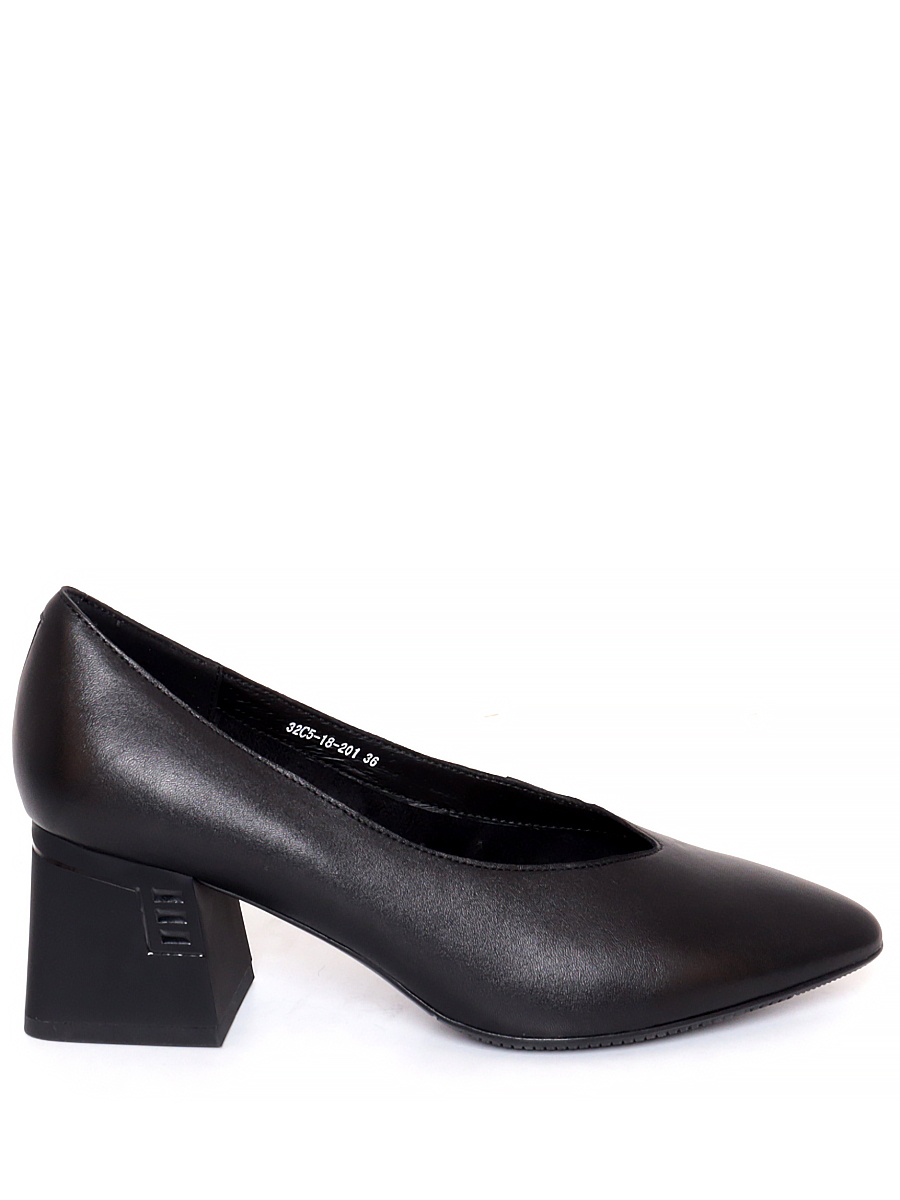 Туфли Bonavi женские демисезонные, цвет черный, артикул 32C5-18-201