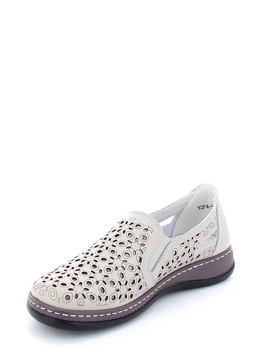 Туфли Lukme женские летние, цвет серый, артикул 12F4-39-105 - фото 4