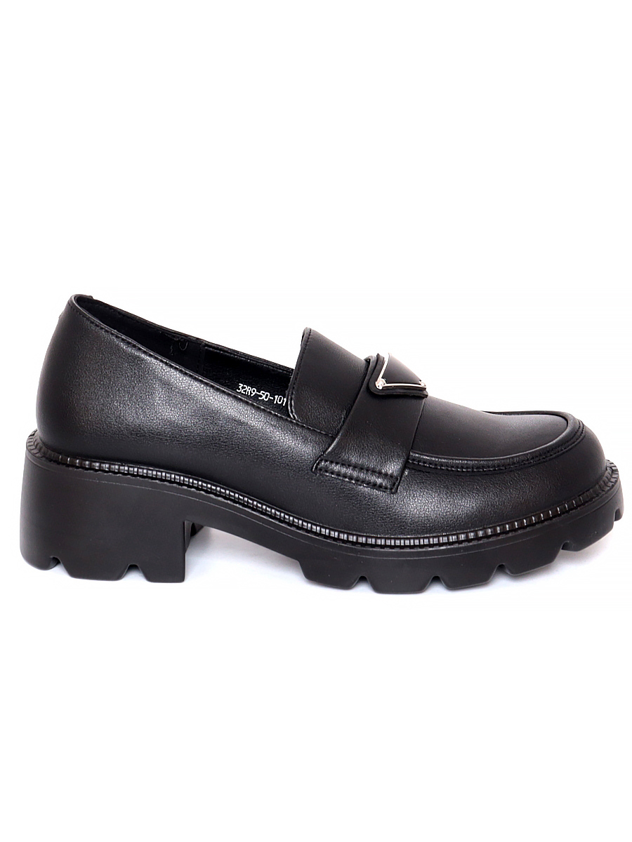 Туфли Bonavi женские демисезонные, цвет черный, артикул 32R9-50-101