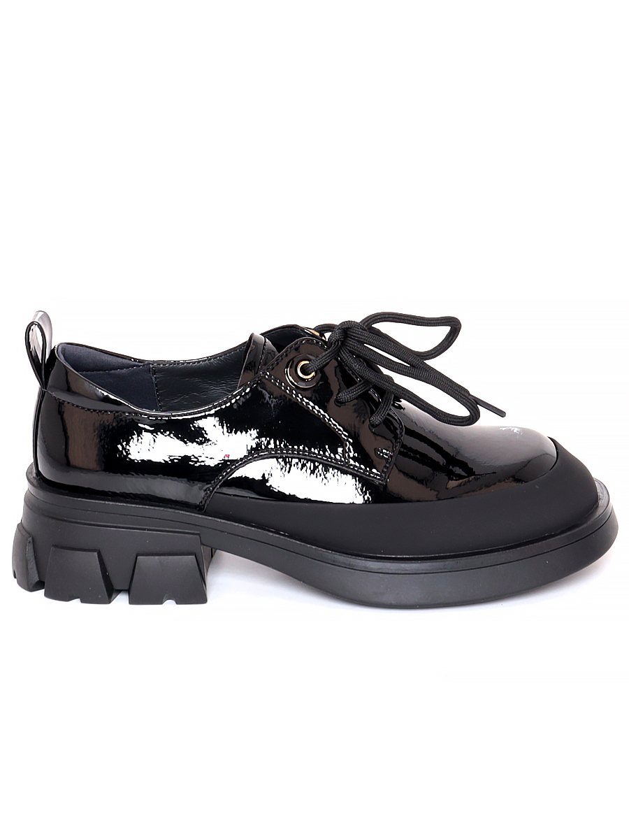 Туфли Bonavi женские демисезонные, цвет черный, артикул 32W7-2-051