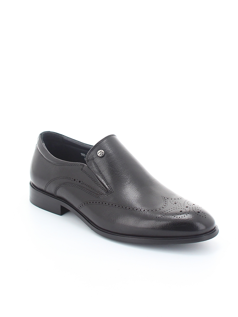 Туфли Dino Ricci мужские демисезонные, цвет черный, артикул 182-17-02-01