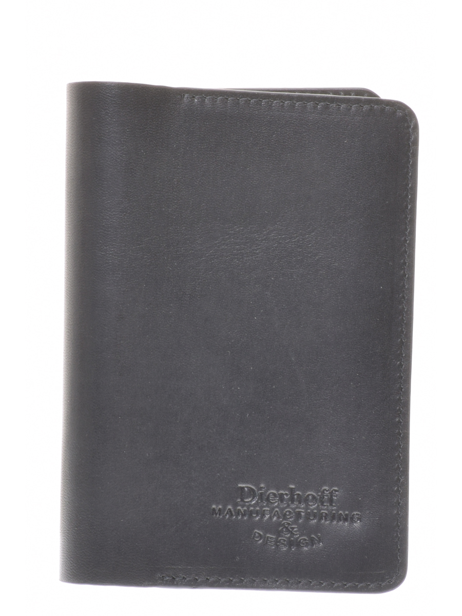Обложка Dierhoff для паспорта, цвет черный, артикул Д6015-902