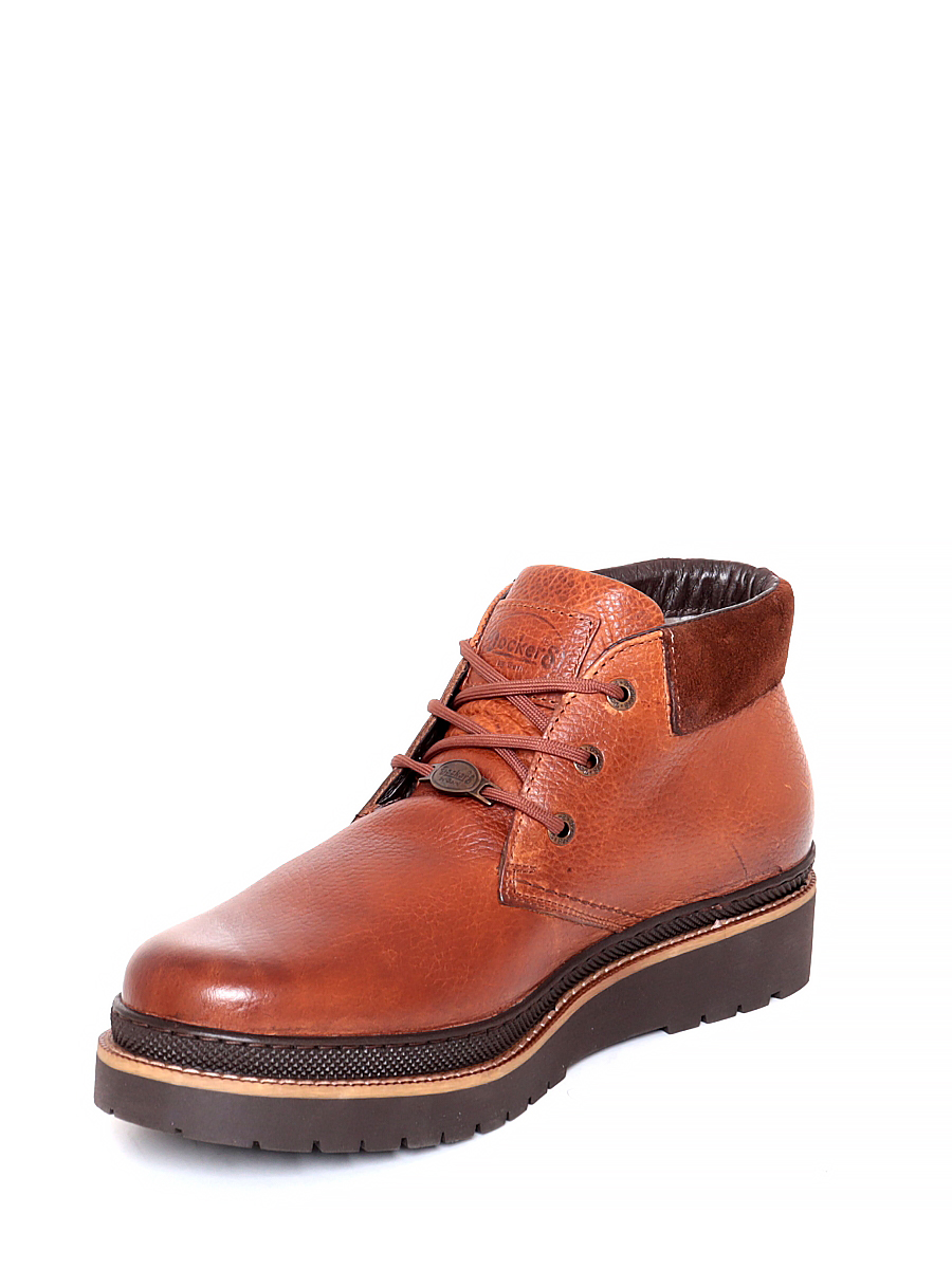 Ботинки Dockers (коньяк) мужские зимние, размер 45, цвет коричневый, артикул 27902 - фото 4