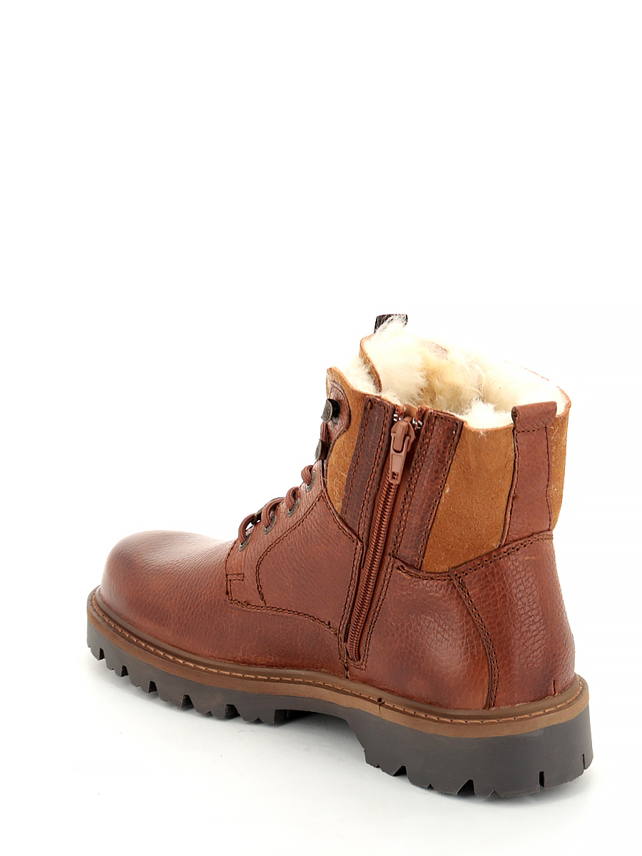Ботинки Dockers (коньяк) мужские зимние, размер 45, цвет коричневый, артикул 28257 - фото 6