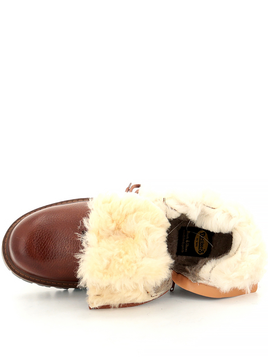 Ботинки Dockers (коньяк) мужские зимние, размер 45, цвет коричневый, артикул 28257 - фото 9