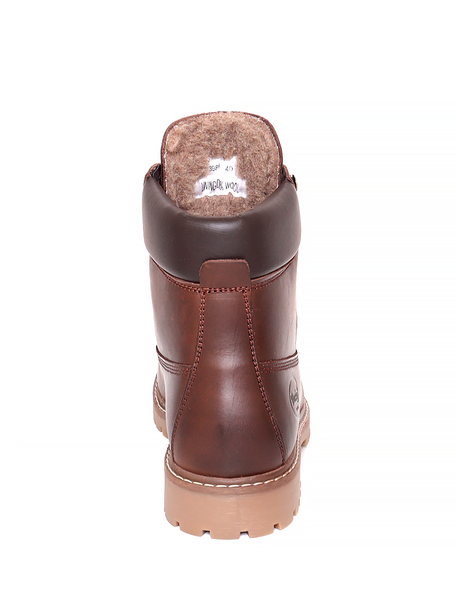 Ботинки Dockers (каштан.) мужские зимние, размер 45, цвет коричневый, артикул 8981 - фото 7