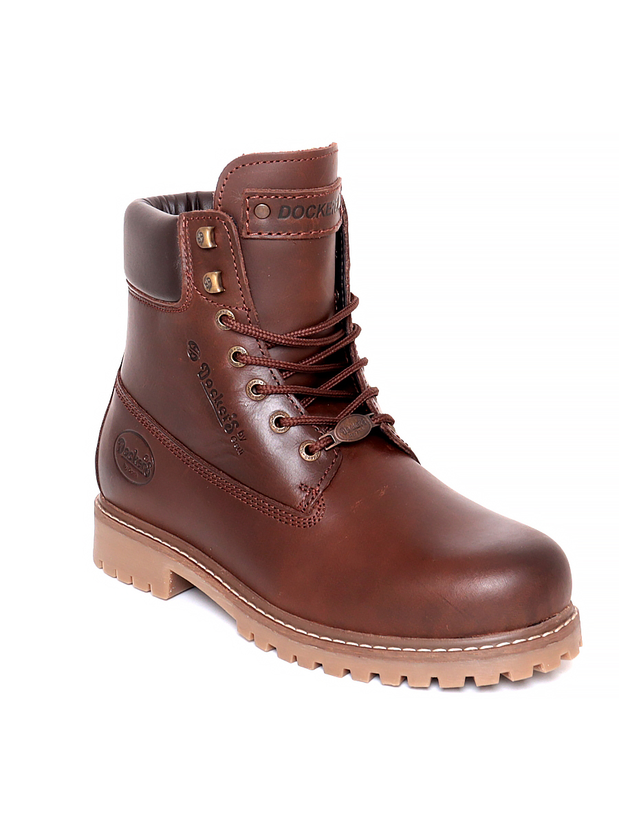 Ботинки Dockers (каштан.) мужские зимние, размер 45, цвет коричневый, артикул 8981 - фото 2