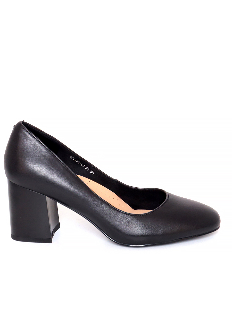 Туфли Shoiberg женские демисезонные, цвет черный, артикул 456-32-01-01