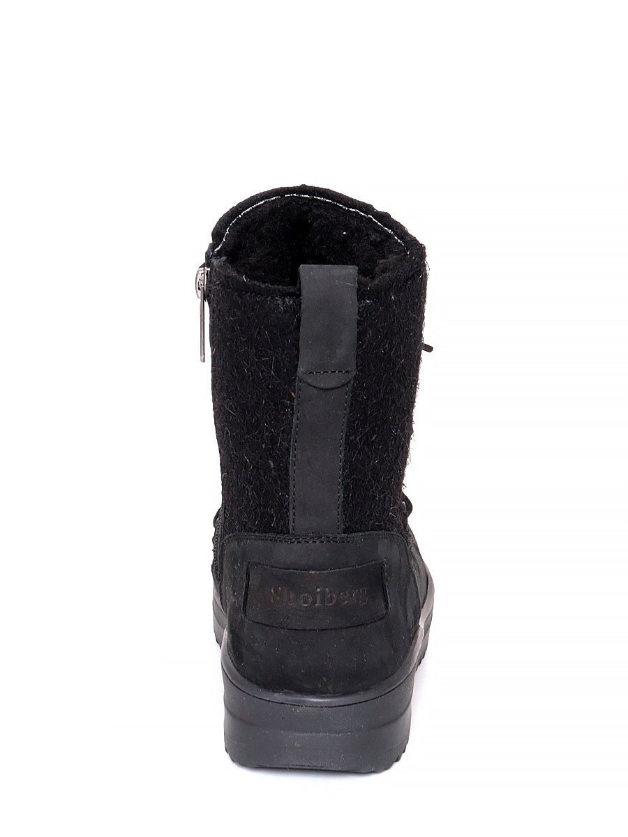Ботинки Shoiberg женские зимние, размер 37, цвет черный, артикул 805-87-01-01W - фото 7