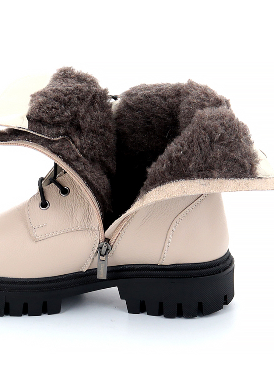 Ботинки Shoiberg женские зимние, размер 37, цвет бежевый, артикул 830-104-01-04W - фото 9
