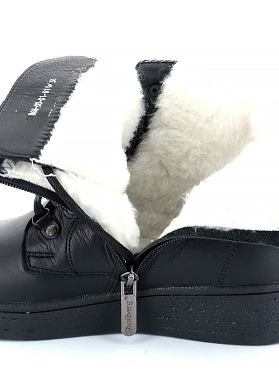 Ботинки Shoiberg женские зимние, размер 38, цвет черный, артикул 868-03-01-01W - фото 9