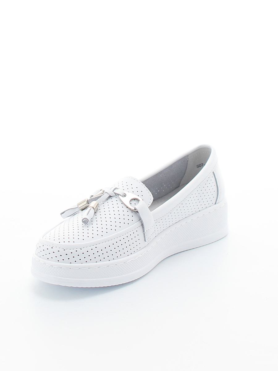 Туфли Shoiberg женские летние, размер 37, цвет белый, артикул S07-155-01-10 - фото 3