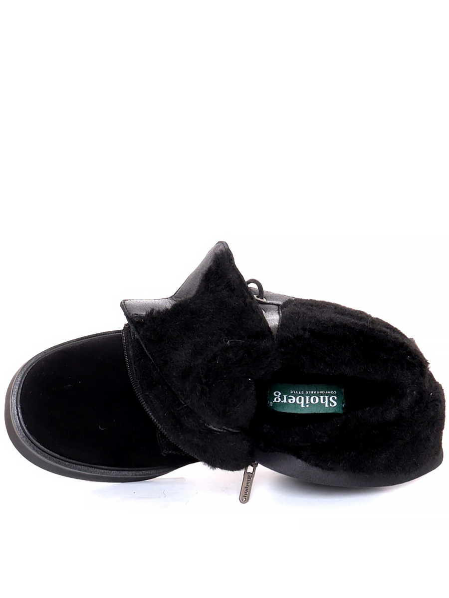 Ботинки Shoiberg женские зимние, размер 38, цвет черный, артикул 432-123-01-01AW - фото 9