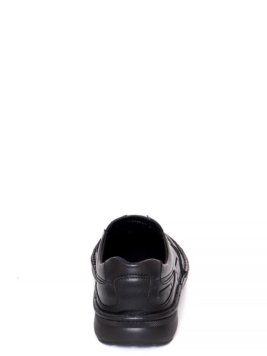 Слипоны Shoiberg мужские летние, цвет черный, артикул 706-91-01-01, размер RUS - фото 7