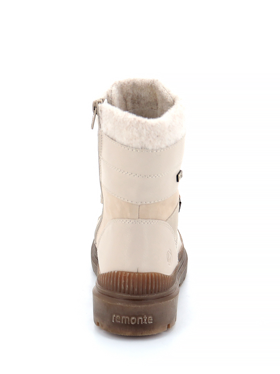 Ботинки Remonte женские зимние, размер 40, цвет бежевый, артикул D0C77-60 - фото 7