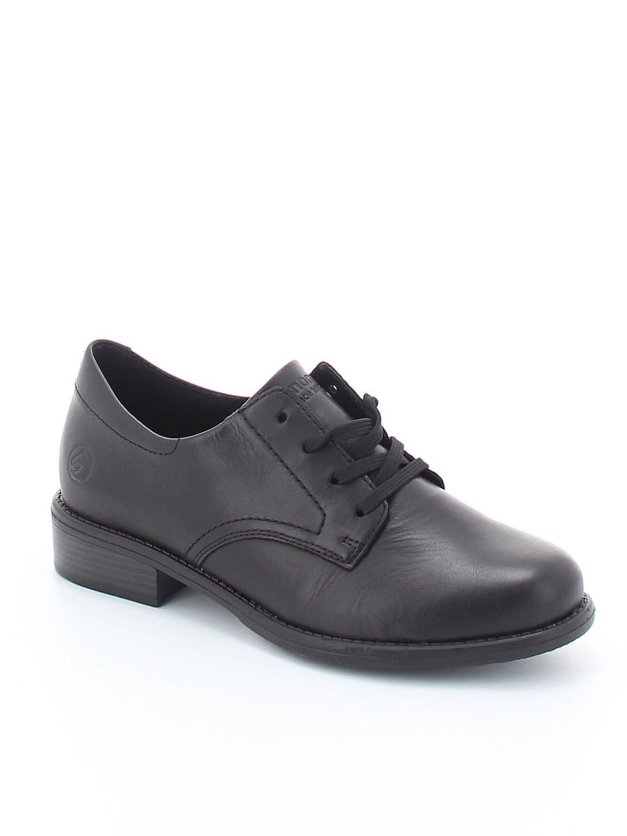 Туфли Remonte женские демисезонные, цвет черный, артикул D0F01-00