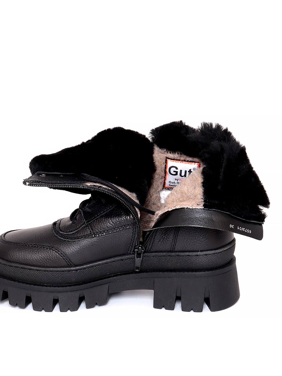Ботинки Gut (чер.) женские зимние, размер 41, цвет черный, артикул 6573 - фото 9