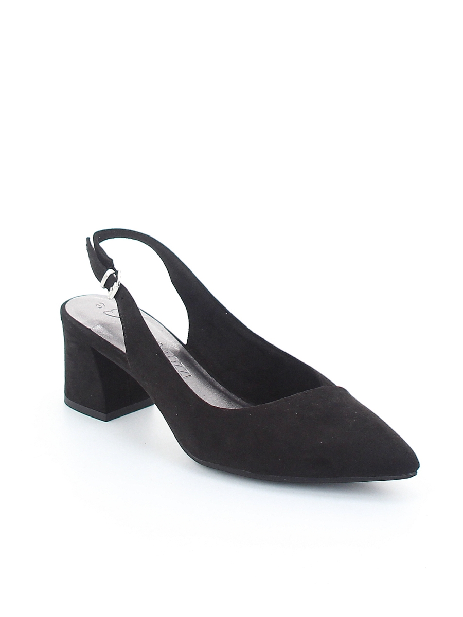 Туфли Marco Tozzi женские летние, цвет черный, артикул 2-2-29602-20-001