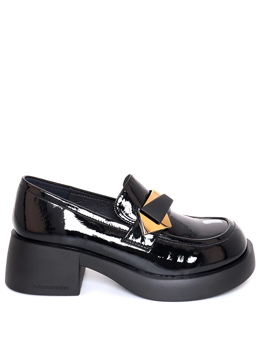 Туфли Lukme женские демисезонные, цвет черный, артикул 41-TZE7-8-501