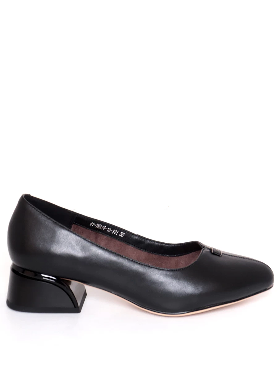 Туфли Lukme женские демисезонные, цвет черный, артикул 41-TMA16-10-101