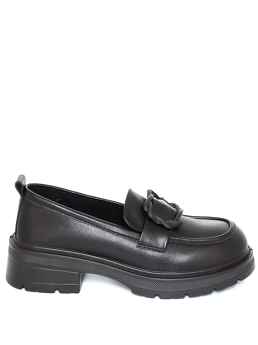 Туфли Lukme женские демисезонные, цвет черный, артикул 41-TZU3-18-301 - фото 1