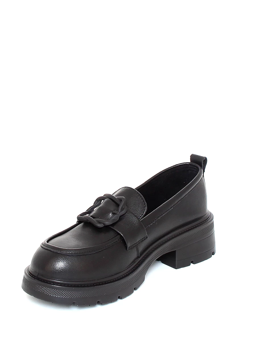 Туфли Lukme женские демисезонные, цвет черный, артикул 41-TZU3-18-301 - фото 4