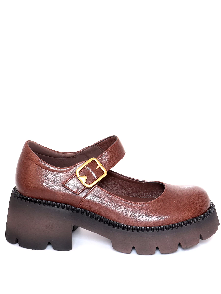 Туфли EL Tempo женские демисезонные, цвет коричневый, артикул COR3 65580-B