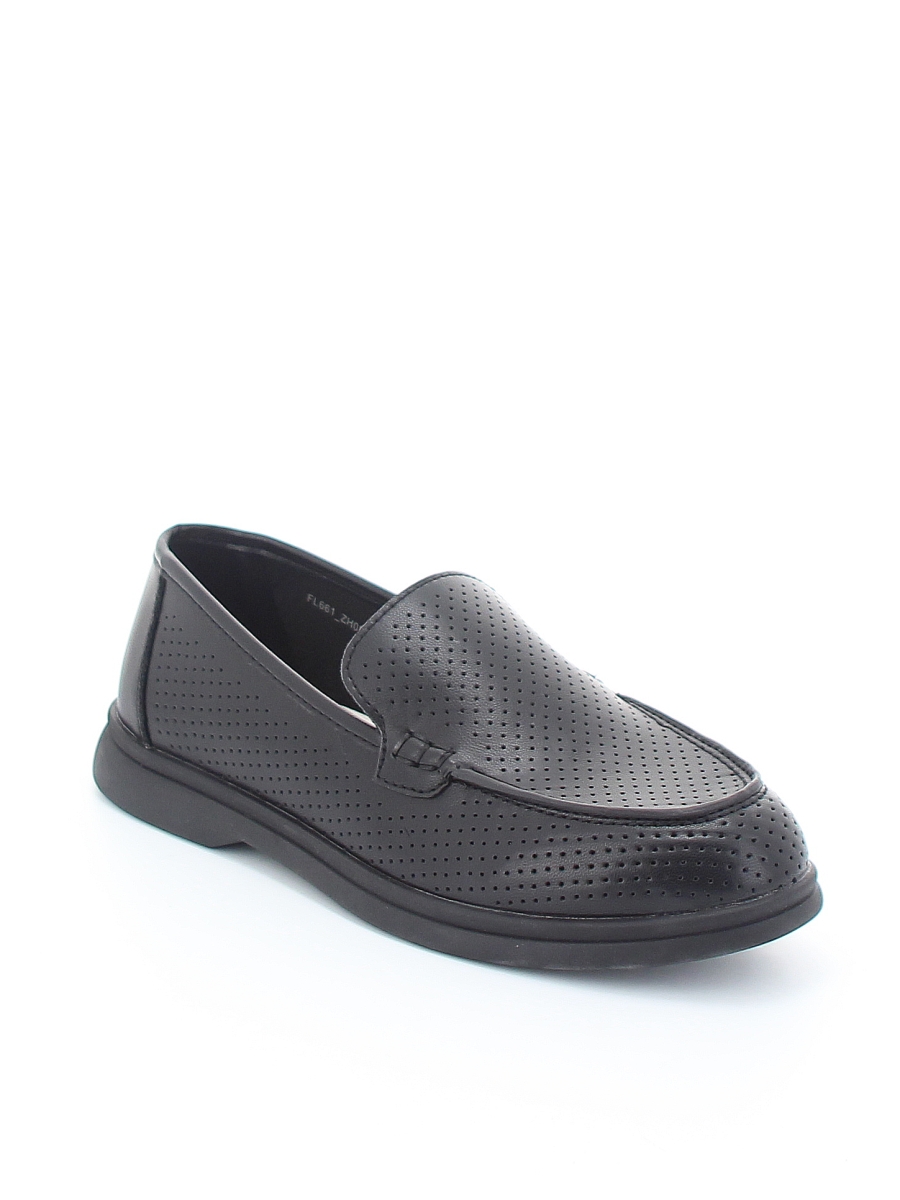 Туфли EL Tempo женские летние, размер 37, цвет черный, артикул FL661 ZH039-01A