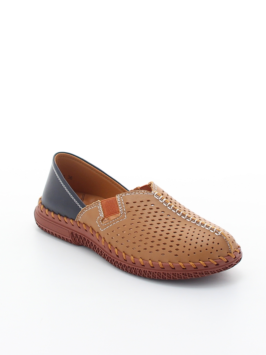 Туфли EL Tempo женские летние, размер 39, цвет коричневый, артикул FL491 2628-1