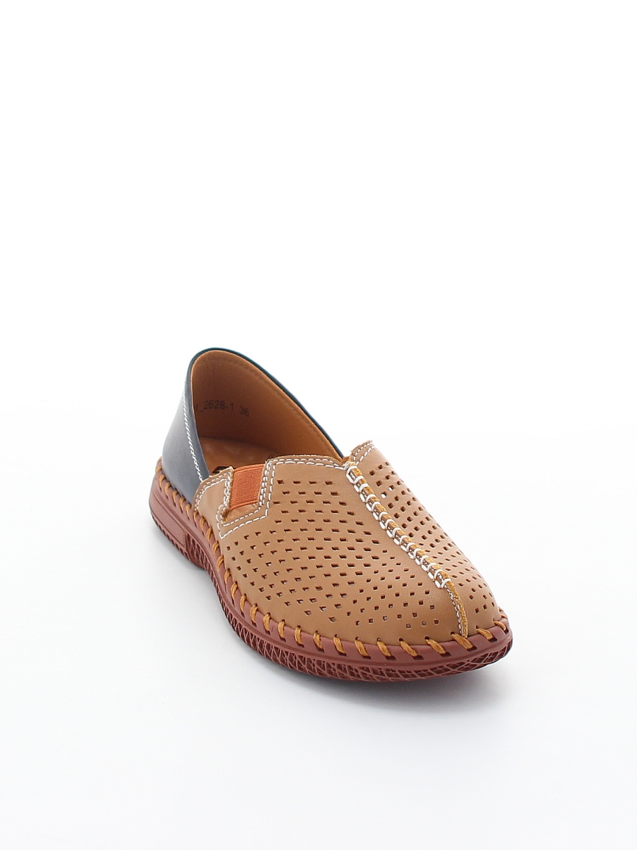 Туфли EL Tempo женские летние, размер 39, цвет коричневый, артикул FL491 2628-1 - фото 2