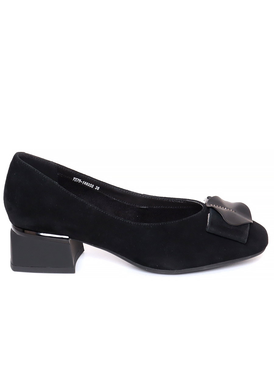 Туфли Respect женские демисезонные, размер 39, цвет черный, артикул VS75-166058