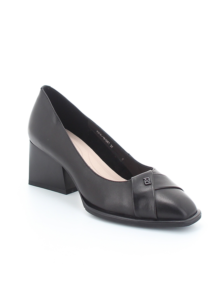 Туфли Respect женские демисезонные, размер 39, цвет черный, артикул VS75-161961