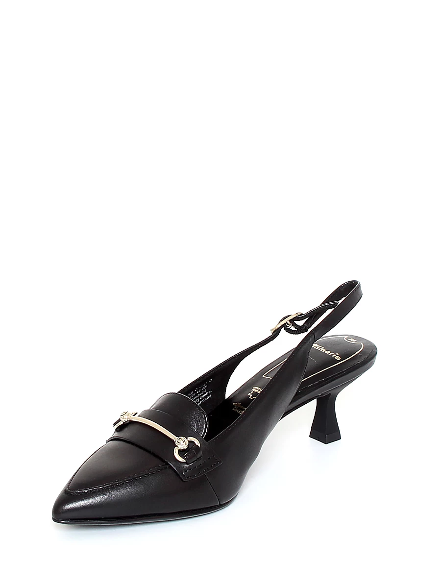 Туфли Tamaris женские летние, цвет черный, артикул 1-29606-42-001 - фото 4