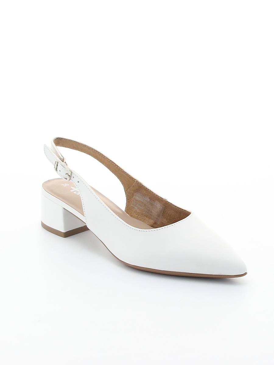 Туфли Tamaris женские летние, размер 39, цвет белый, артикул 1-1-29500-20-117
