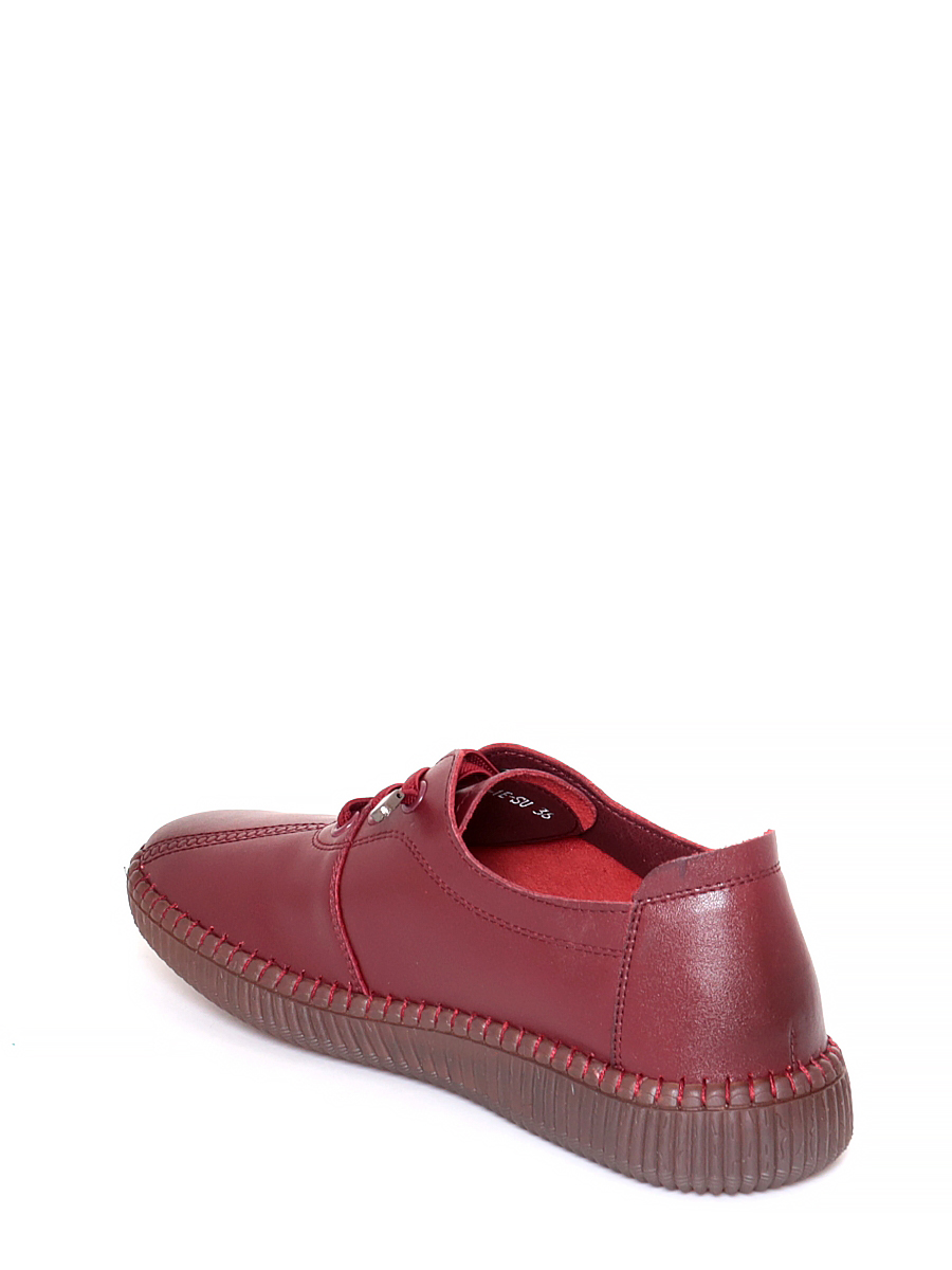 Туфли Madella женские демисезонные, цвет бордовый, артикул XDN-31563-1E-SU, размер RUS - фото 6