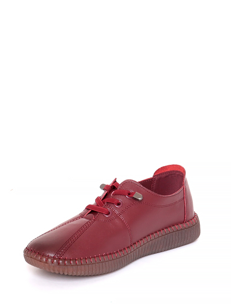 Туфли Madella женские демисезонные, цвет бордовый, артикул XDN-31563-1E-SU, размер RUS - фото 4