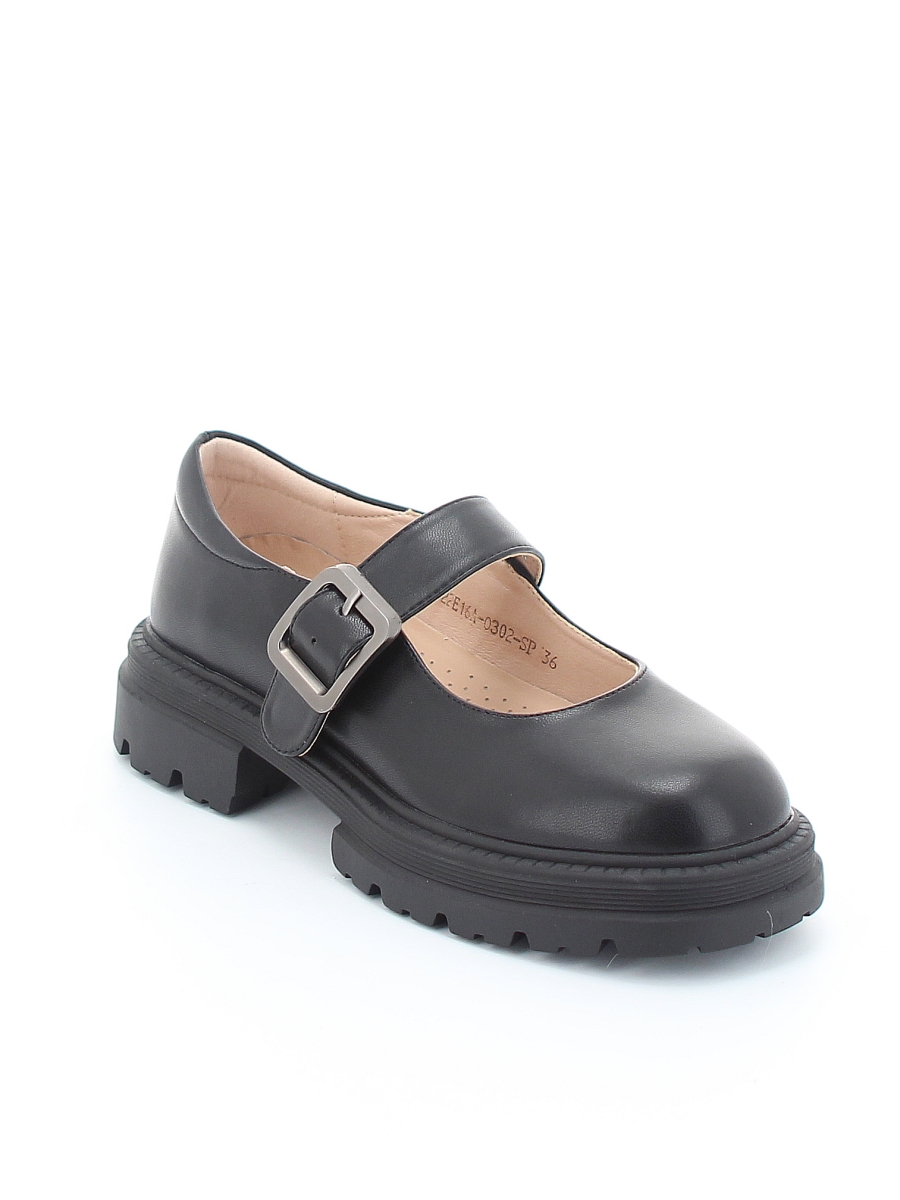 Туфли Madella женские демисезонные, размер 38, цвет черный, артикул ZFS-S22E16A-0302-SP