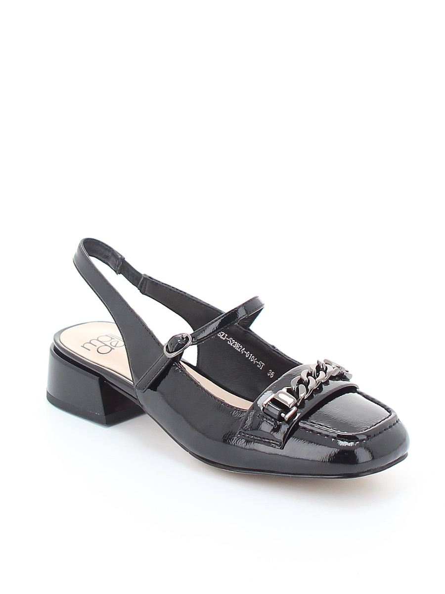 Туфли Madella женские летние, размер 36, цвет черный, артикул SZJ-S23H24-0104-ST
