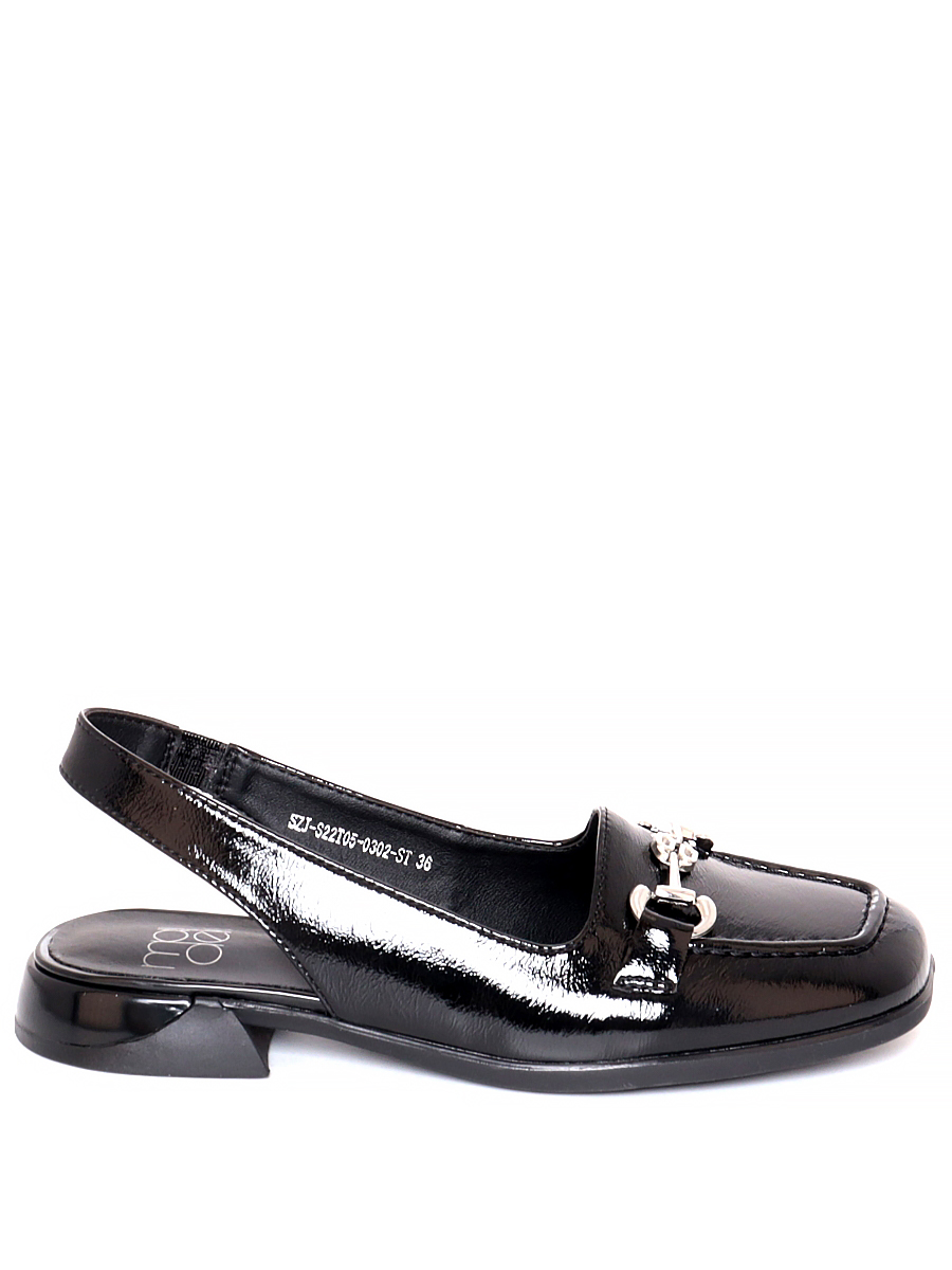 Туфли Madella женские летние, цвет черный, артикул SZJ-S22T05-0302-ST