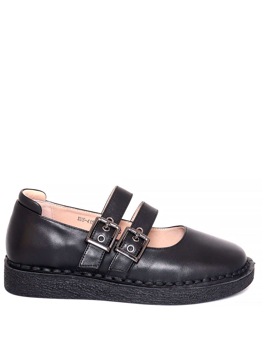 Туфли Madella женские демисезонные, цвет черный, артикул XUS-41549-20A-KT