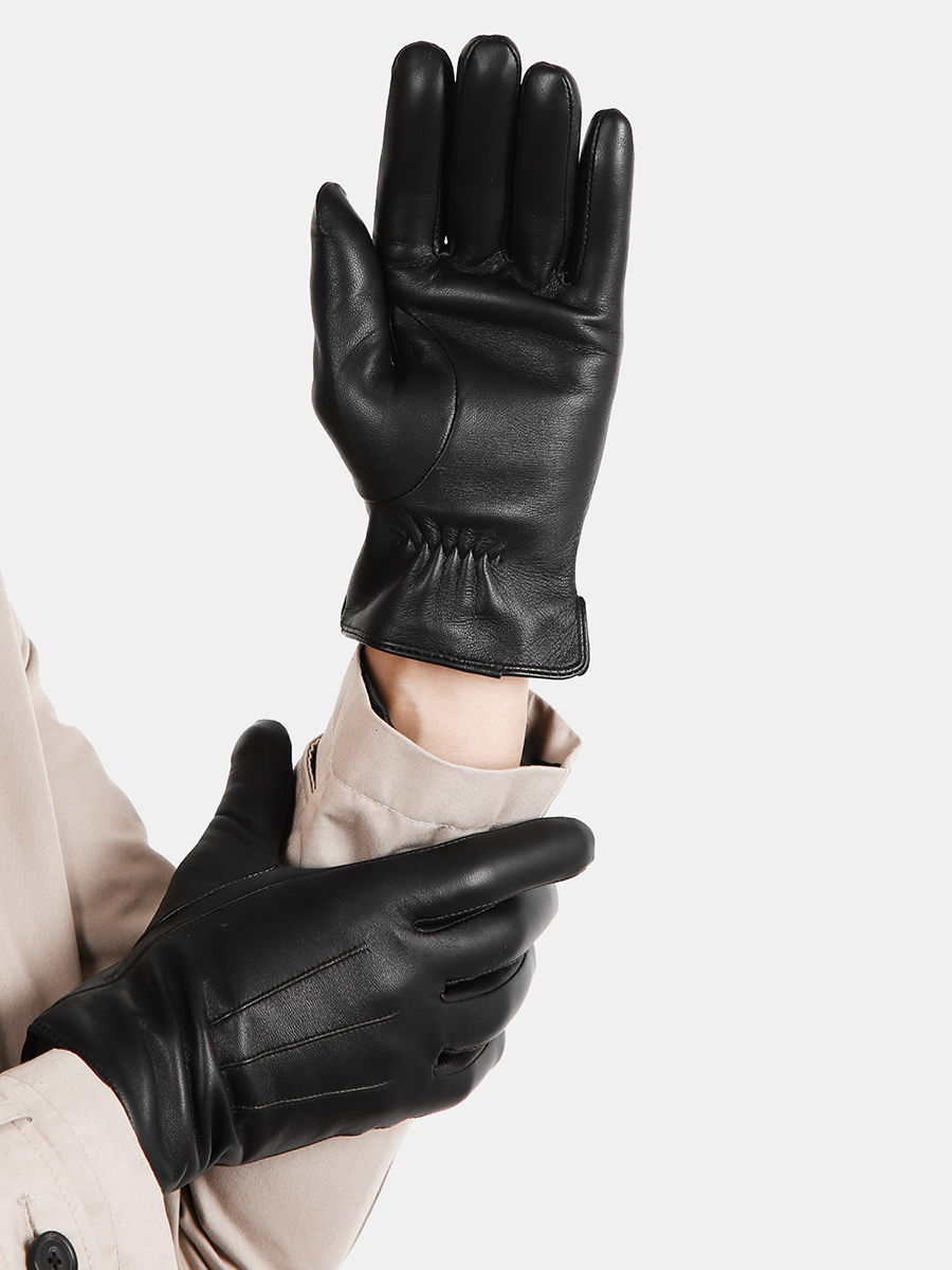 Перчатки Fabretti мужские цвет черный, артикул 17.7-1 - фото 4