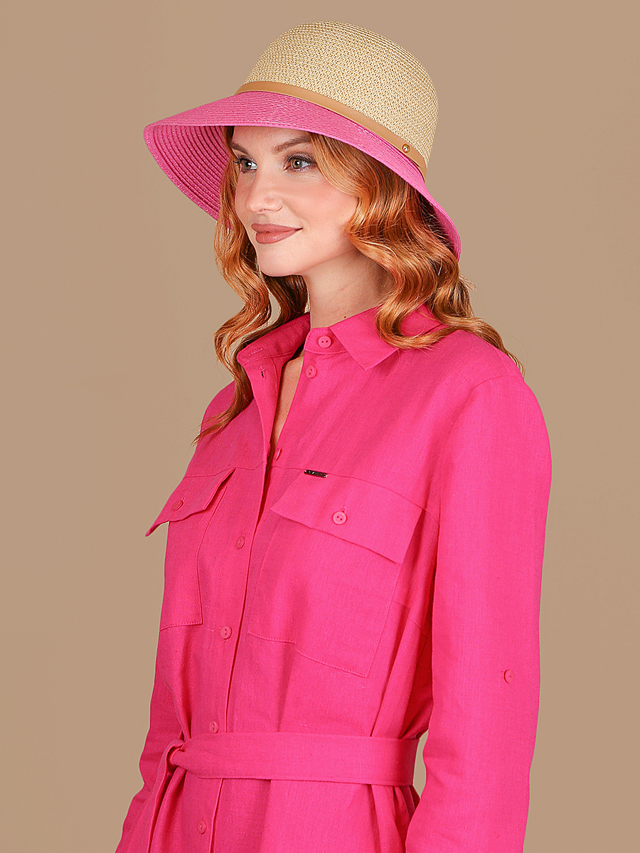 Шляпа Fabretti жен цвет розовый, артикул WV8-1.26 - фото 3