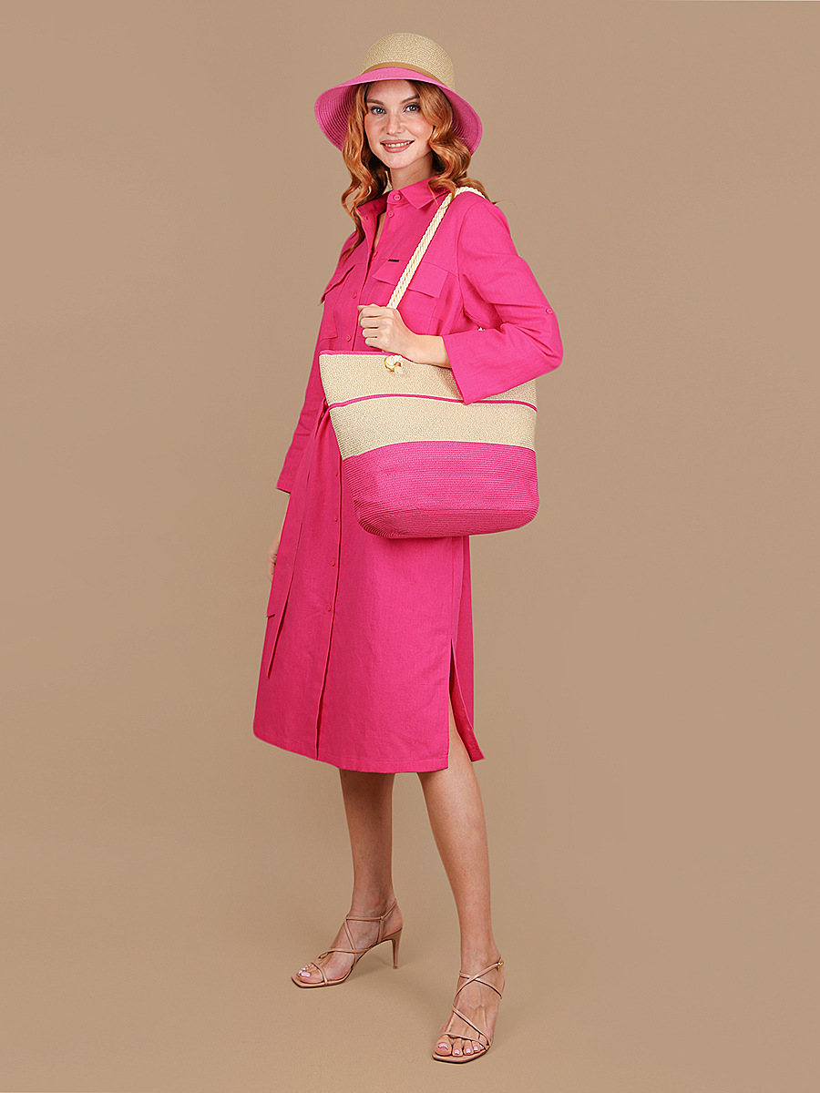 Шляпа Fabretti жен цвет розовый, артикул WV8-1.26 - фото 4