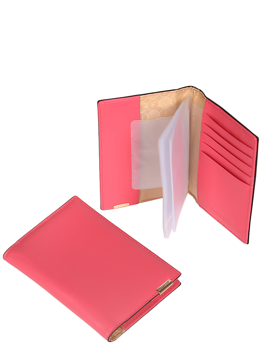 Обложка Fabretti для документов, цвет розовый, артикул 54019LMB-90