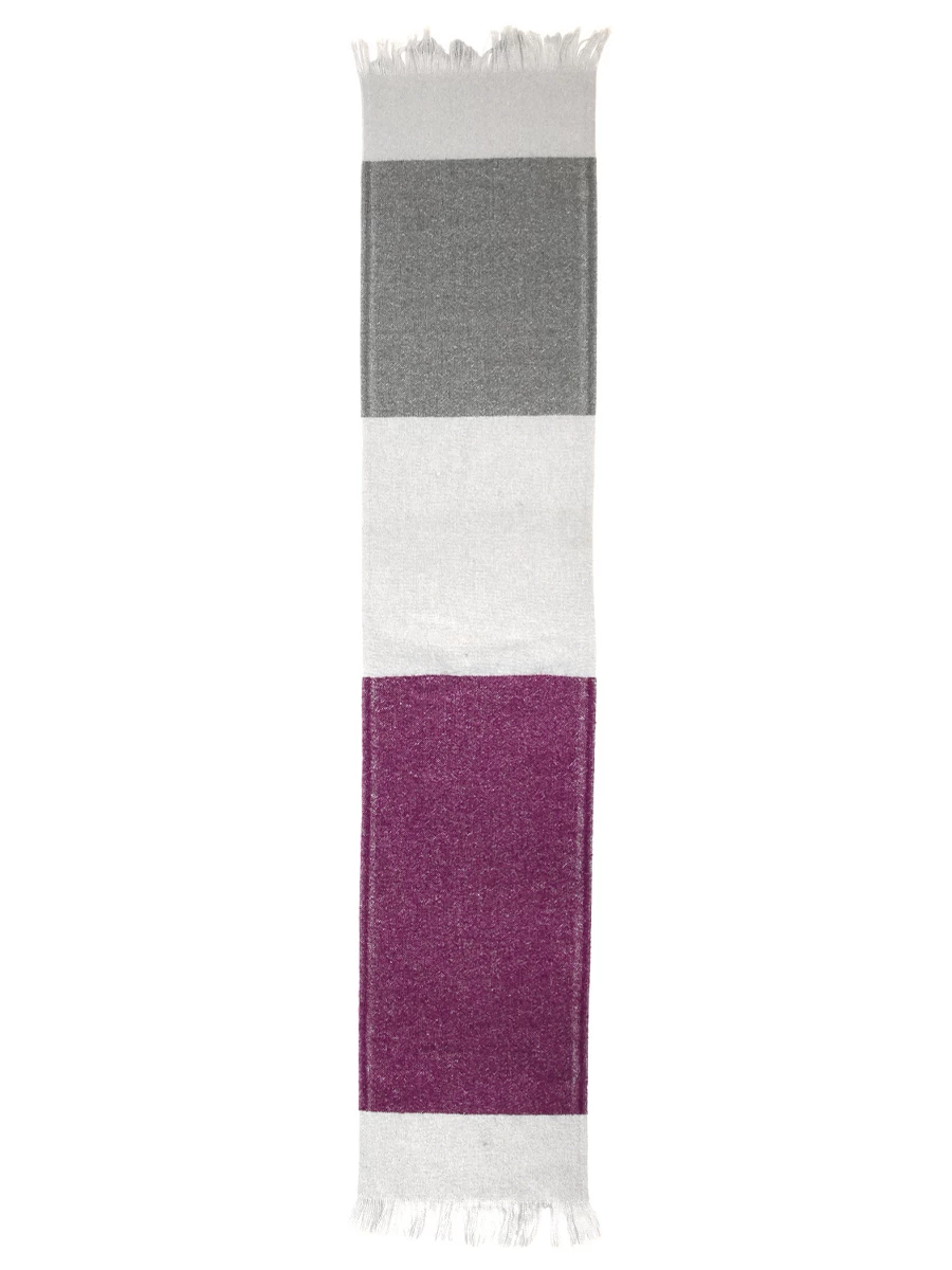 Шарф Fabretti женский демисезонный, цвет фиолетовый, артикул VFY20001-10 - фото 3