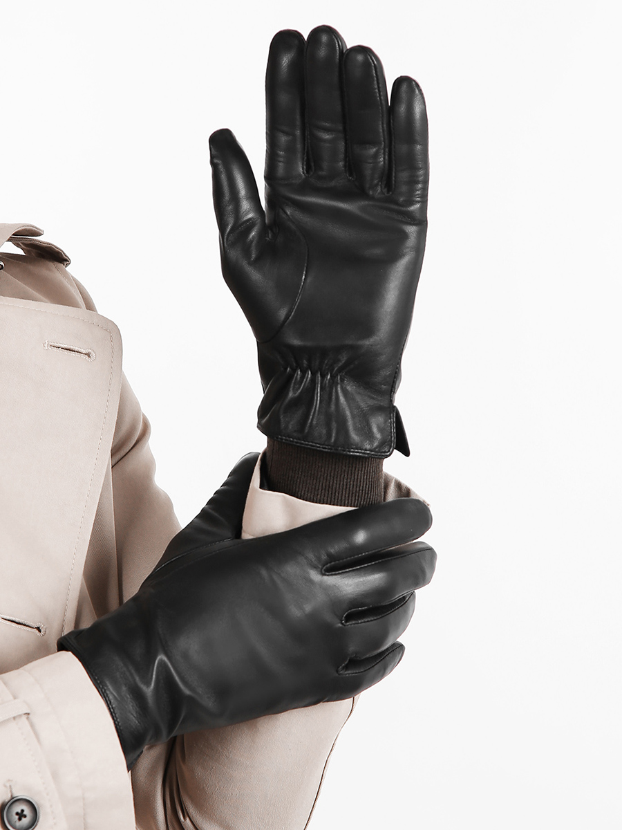 Перчатки Fabretti мужские цвет черный, артикул 17.6-1 - фото 4