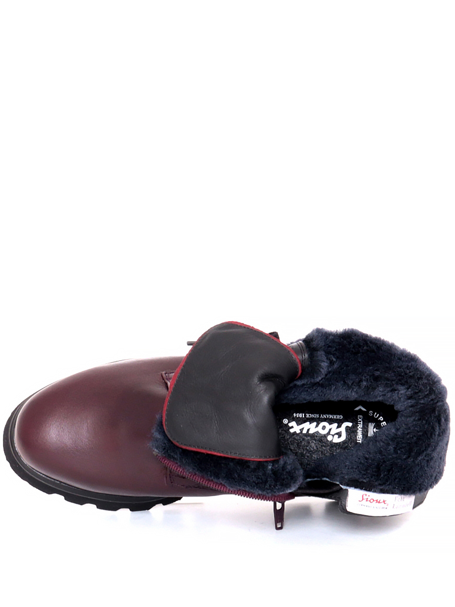 Ботинки Sioux женские зимние, размер 38,5, цвет фиолетовый, артикул 69841 - фото 9