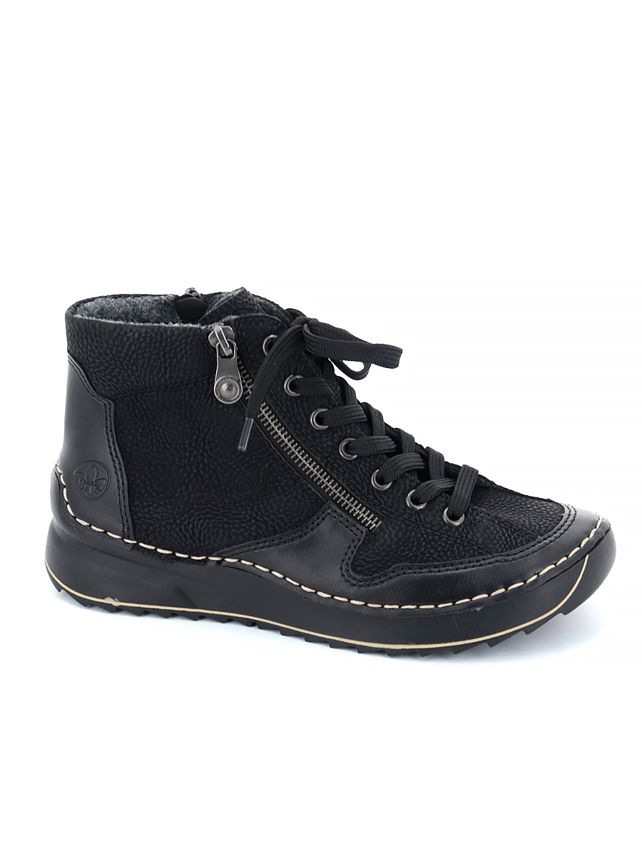 Ботинки Rieker женские демисезонные, размер 42, цвет черный, артикул 51517-00 - фото 1