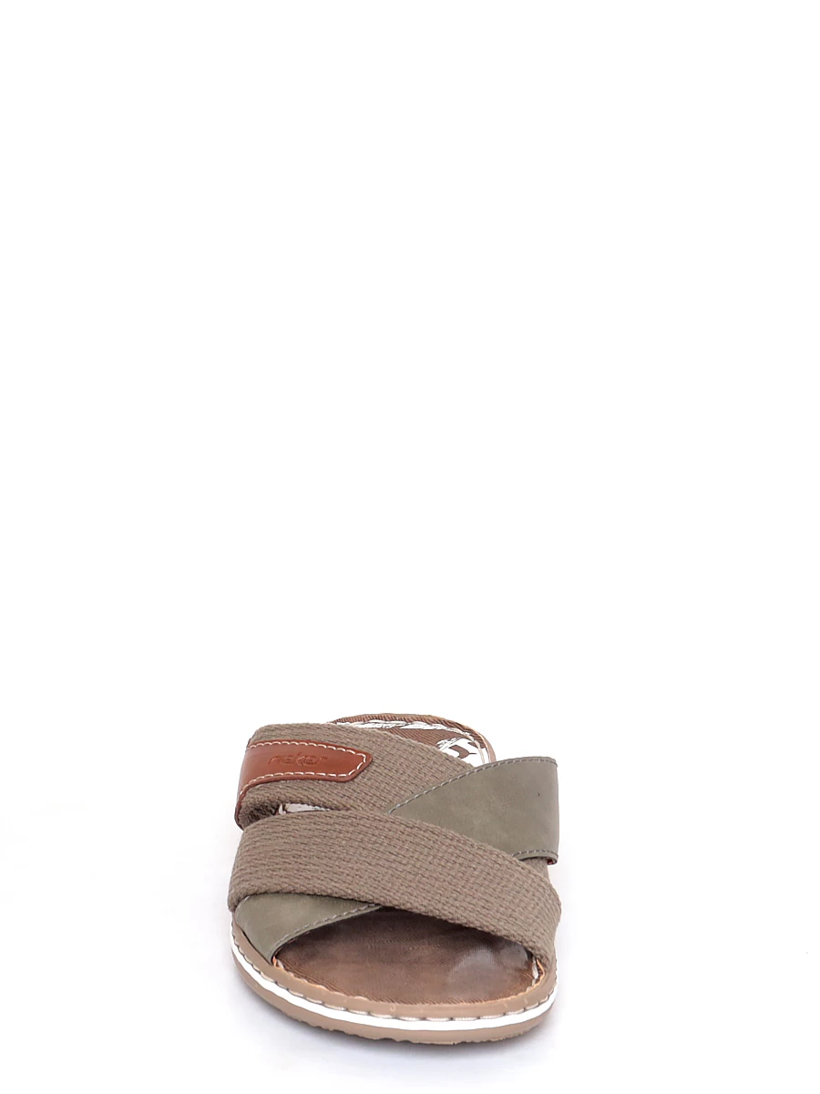 Пантолеты Rieker мужские летние, цвет коричневый, артикул 21066-54 - фото 3